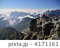 槍ヶ岳山頂からの風景