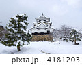彦根城雪景色