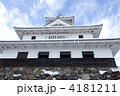 長浜城雪景色