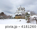 彦根城雪景色