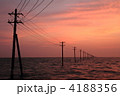 海と電柱