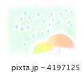 傘と雨