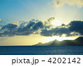 夕方の海沿いの風景