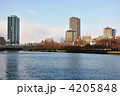 大阪・桜之宮公園とビル群