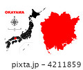 岡山県-地図