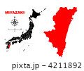 宮崎県-地図