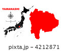山梨県-地図　