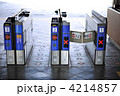 嵐山駅の自動改札口