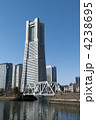 横浜ランドマークタワーと汽車道