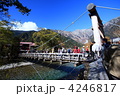 上高地の秋　穂高と河童橋