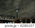 スカイツリーのライトアップ