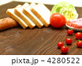 合成用背景(サンドイッチ用食材)