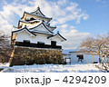 彦根城・雪景色