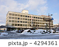 彦根市役所・雪景色