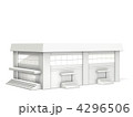 体育館のミニチュア模型を表す3DCGイラスト