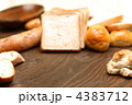 合成用背景(色々なパン)