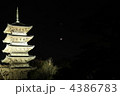 五重塔と天体ショー　