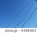 有刺鉄線と青空