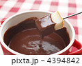 パンでチョコフォンデュ