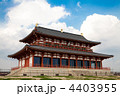 左京側から撮影／アップ／青空／平城京・大極殿