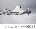 ｢かやぶきの里｣の雪景色