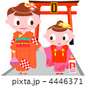 七五三行事姉妹鳥居