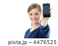 iPhone4と女性（フランス人）