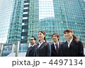 ４人のビジネスマンたちのポートレート