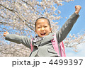 新一年生の女の子（桜）
