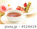 紅茶と抹茶ケーキ
