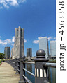 汽車道から見た横浜みなとみらい２１の風景