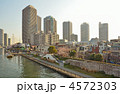 佃島散歩・佃島と大川端リバーシティー21