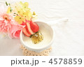 ミルク寒天ゼリーととちおとめ