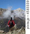 信州白馬北アルプスの登山（山頂にて）　