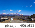 日光連山を背景に 日光連山を背景に