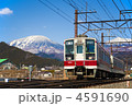 男体山を背景に 男体山を背景に