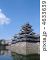 春　桜と松本城