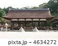 京都　上賀茂神社　立砂と細殿