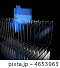 抽出検査を表す3DCGイラスト