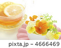 春の花とレモンティー 春の花とレモンティー