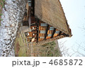 白川郷の春 白川郷の春