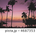 タモンビーチの夕景