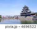 国宝　松本城と桜