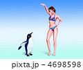 ペンギンと遊ぶ