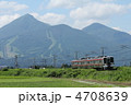 磐梯山と磐越西線