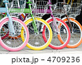 カラフルな自転車