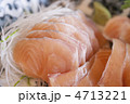 ニジマスの刺身