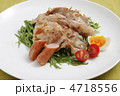 豚ロース薄切りの焼き肉サラダ