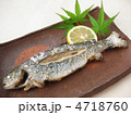 ニジマスの塩焼き