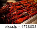 屋台のザリガニ